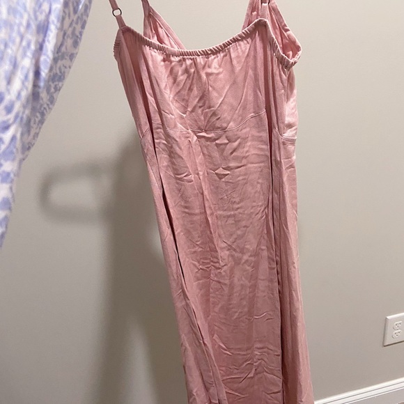 Nordstrom Long Pink Knot Maxi Dress - Picture 5 of 6